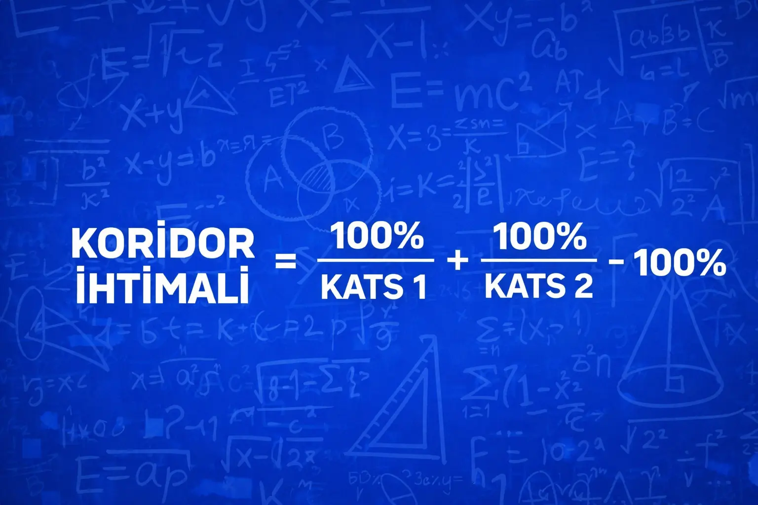 Koridor ihtimali formülü