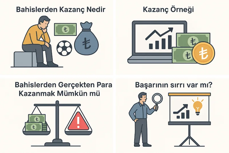 Bahisle para kazanma soruları ve örnekleri