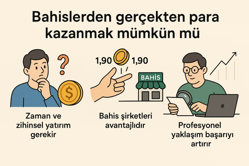 Bahisten gerçekten kazanmak için gerekenler